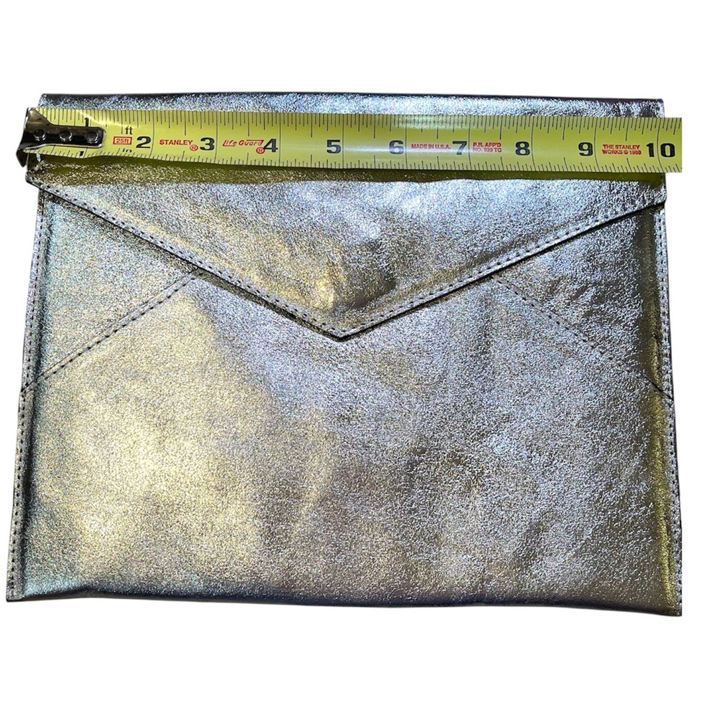 ASOS Silver + Gold Metalic Envelope iPad  Tablet Kindle Pouch Bag - New  - - Picture 5 of 7